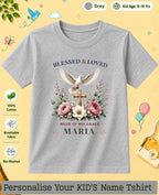 Faith & Blessings Custom Kid Cotton Tshirt Swiftsoul