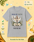 Faith & Blessings Custom Kid Cotton Tshirt Swiftsoul