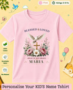 Faith & Blessings Custom Kid Cotton Tshirt Swiftsoul