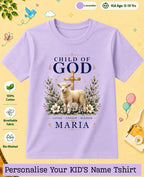 Faith & Blessings Custom Kid Cotton Tshirt Swiftsoul