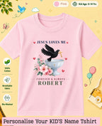 Faith & Blessings Custom Kid Cotton Tshirt Swiftsoul