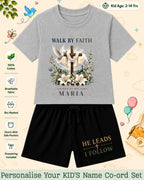 Faith & Blessings Custom Kid's Co-ord Set Swiftsoul