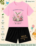 Faith & Blessings Custom Kid's Co-ord Set Swiftsoul
