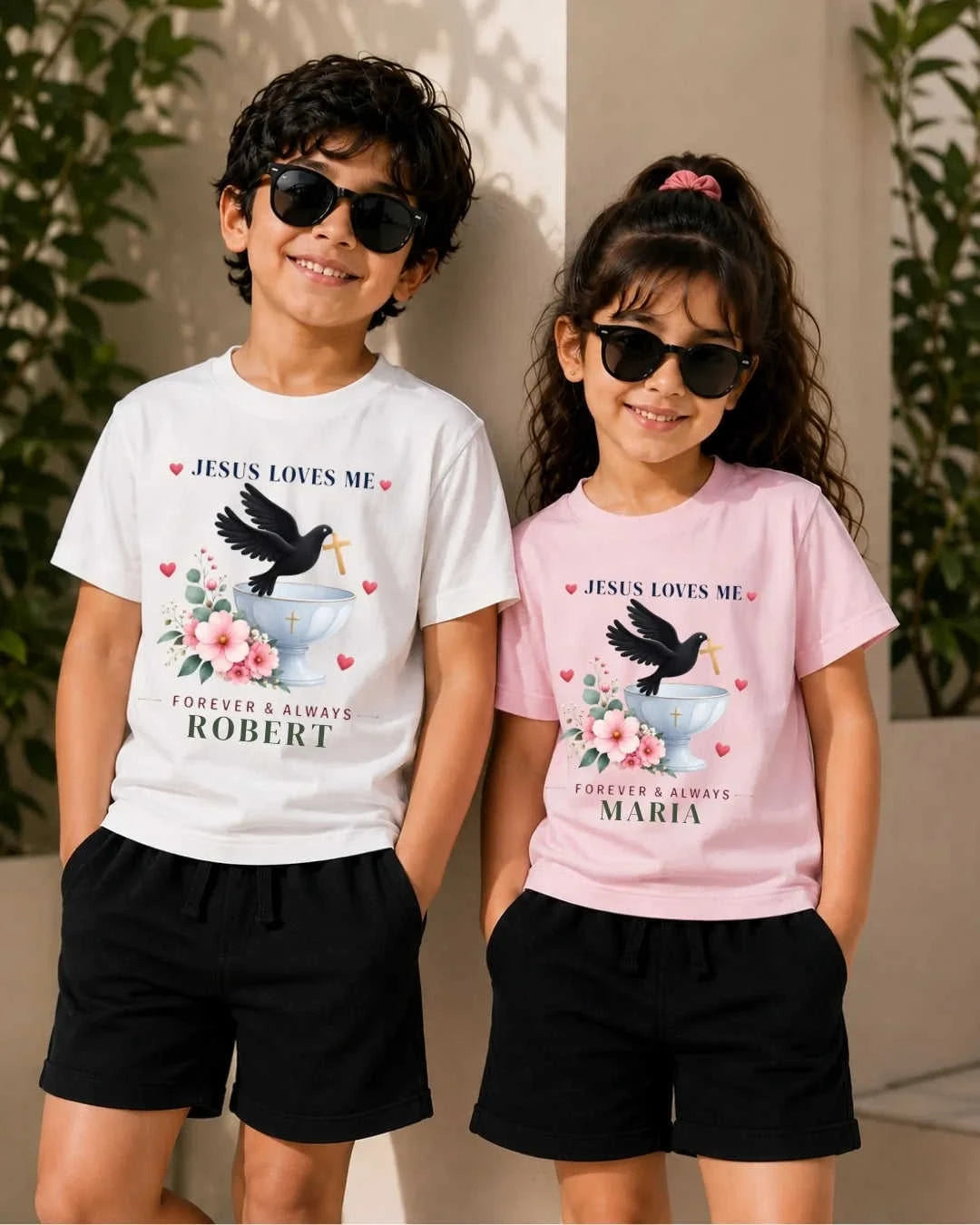 Faith & Blessings Custom Kid's Co-ord Set Swiftsoul