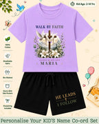 Faith & Blessings Custom Kid's Co-ord Set Swiftsoul