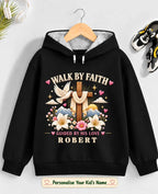 Faith & Blessings Kid Custom Cotton Hoodie Swiftsoul
