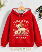 Faith & Blessings Kid Custom Cotton Hoodie Swiftsoul