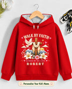 Faith & Blessings Kid Custom Cotton Hoodie Swiftsoul