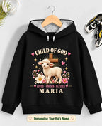 Faith & Blessings Kid Custom Cotton Hoodie Swiftsoul