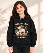 Faith & Blessings Kid Custom Cotton Hoodie Swiftsoul