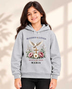 Faith & Blessings Kid Custom Cotton Hoodie Swiftsoul