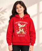 Faith & Blessings Kid Custom Cotton Hoodie Swiftsoul