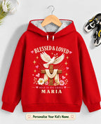 Faith & Blessings Kid Custom Cotton Hoodie Swiftsoul