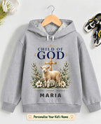 Faith & Blessings Kid Custom Cotton Hoodie Swiftsoul