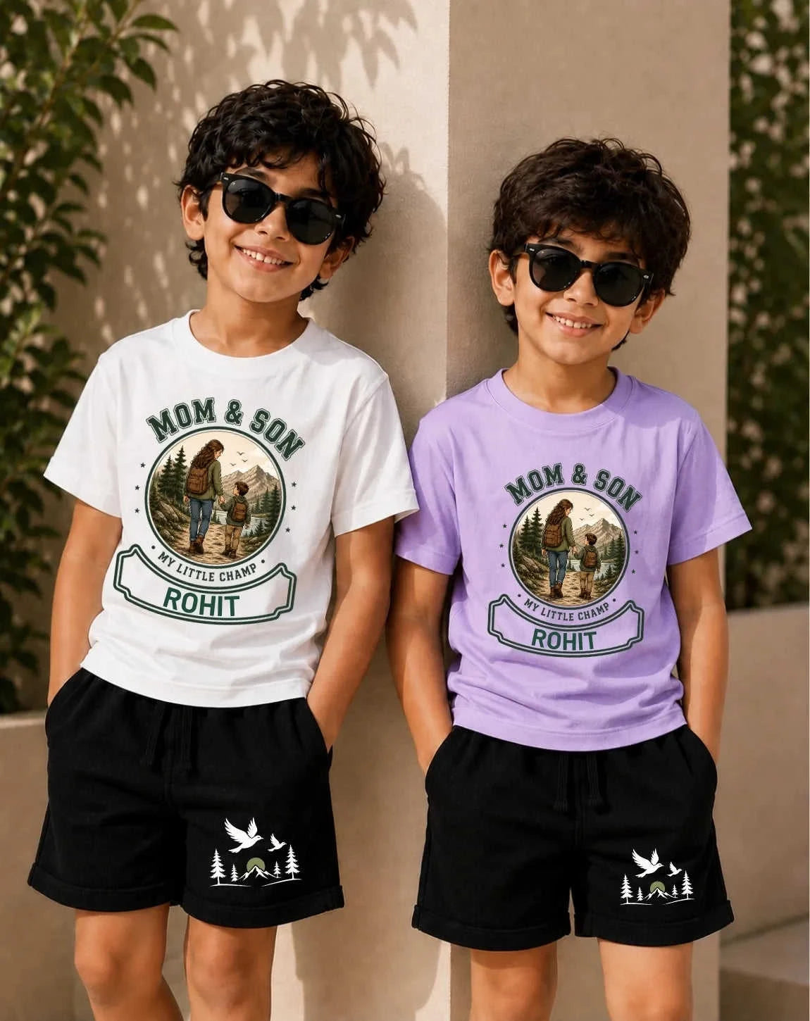 Family Bond Custom Kid Co-ord Set Swiftsoul