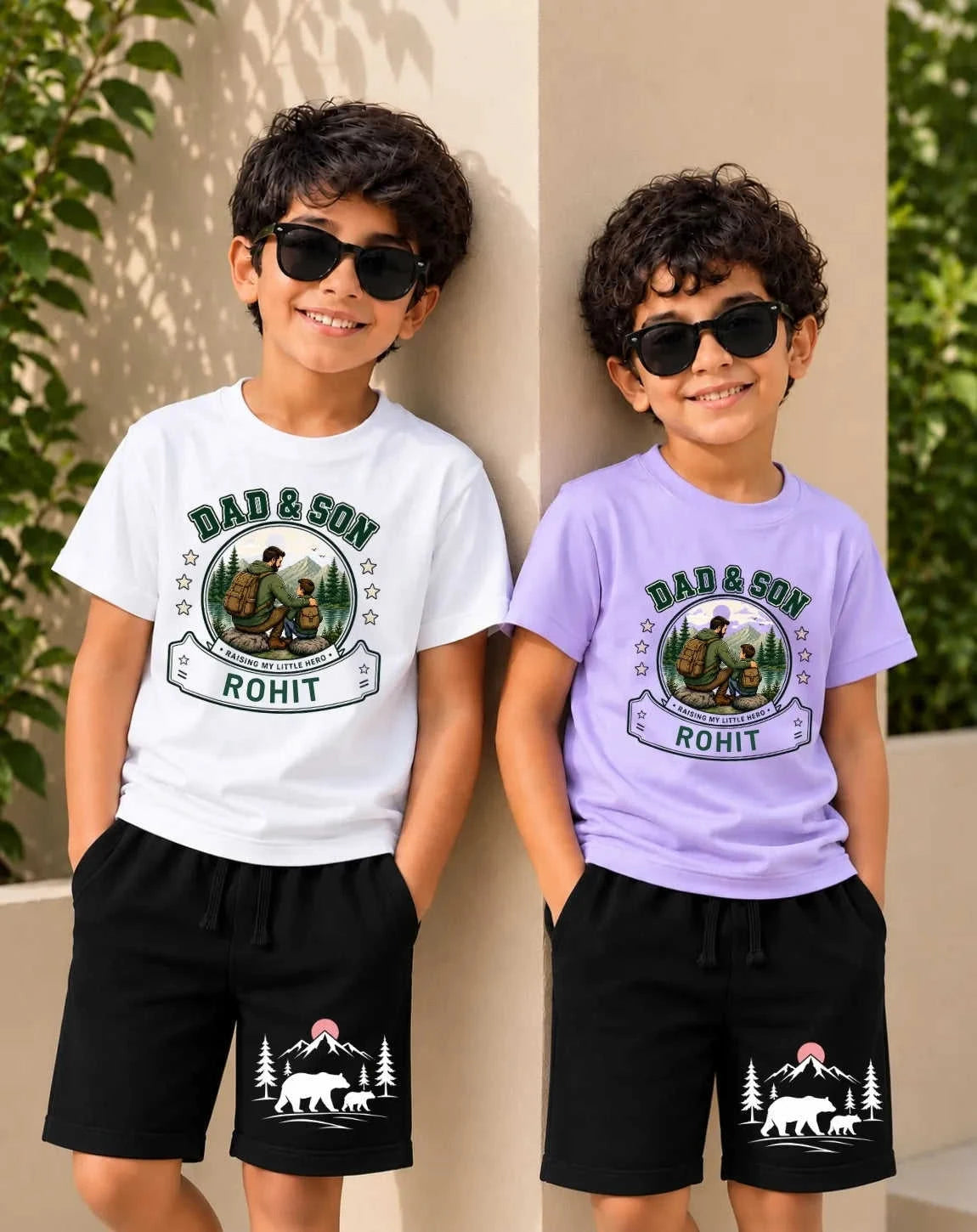 Family Bond Custom Kid Co-ord Set Swiftsoul