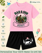 Family Bond Custom Kid Co-ord Set Swiftsoul