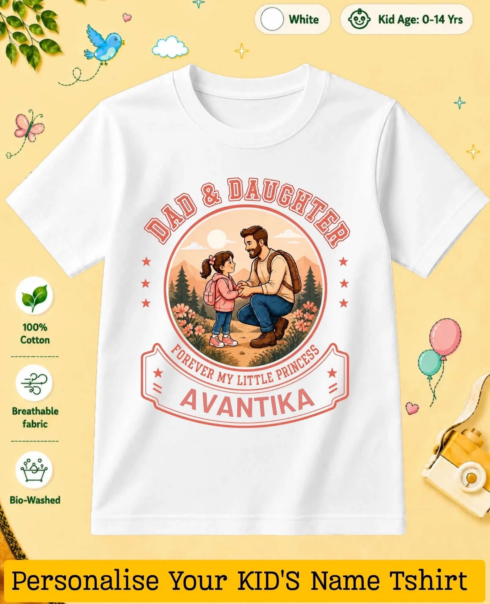 Family Bond Custom Kid Cotton Tee Swiftsoul