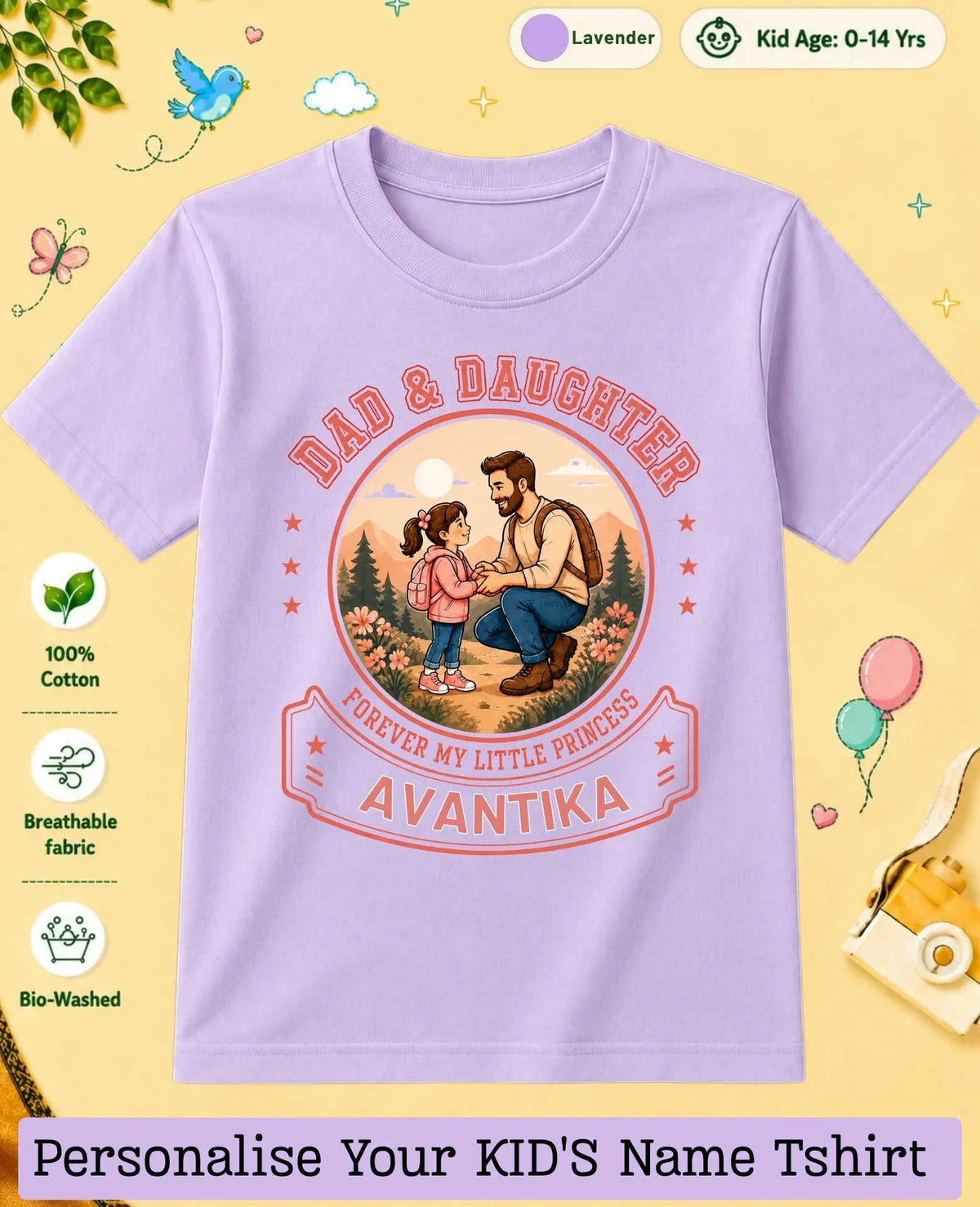 Family Bond Custom Kid Cotton Tee Swiftsoul