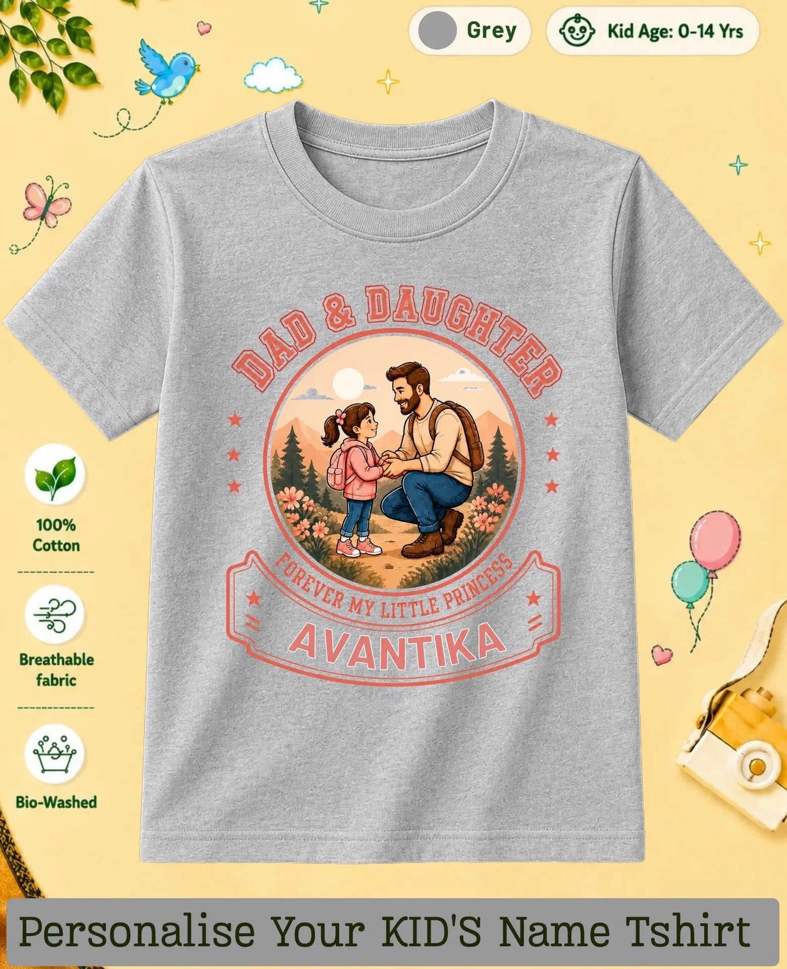 Family Bond Custom Kid Cotton Tee Swiftsoul
