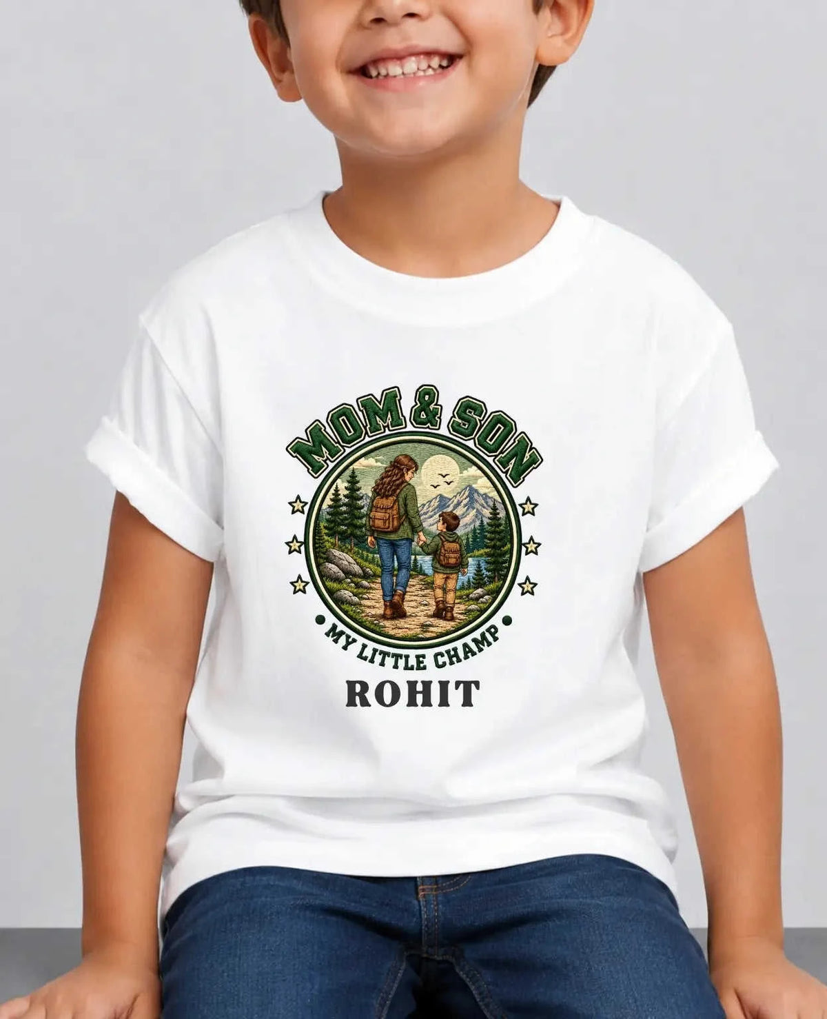 Family Bond Custom Kid Cotton Tee Swiftsoul