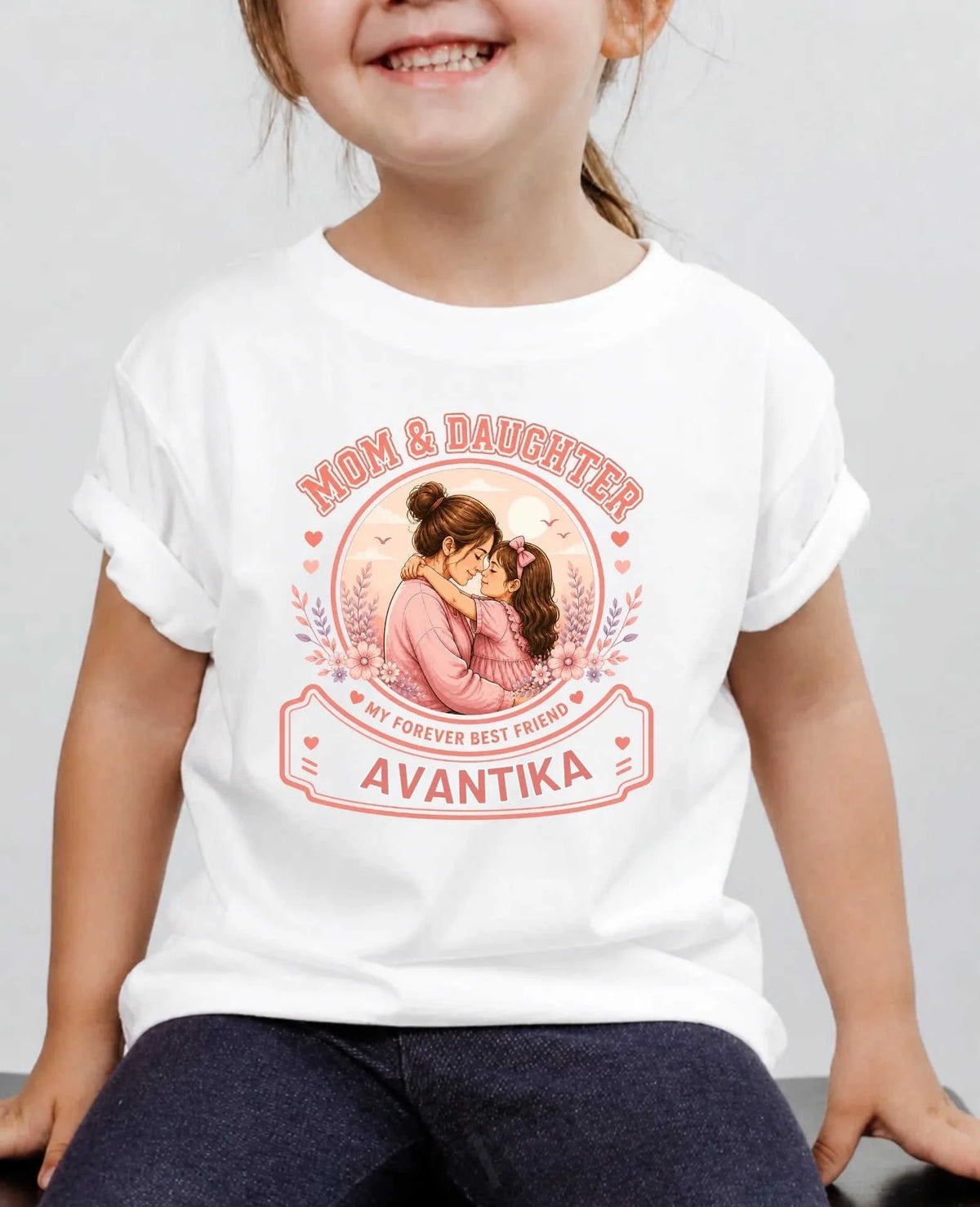 Family Bond Custom Kid Cotton Tee Swiftsoul
