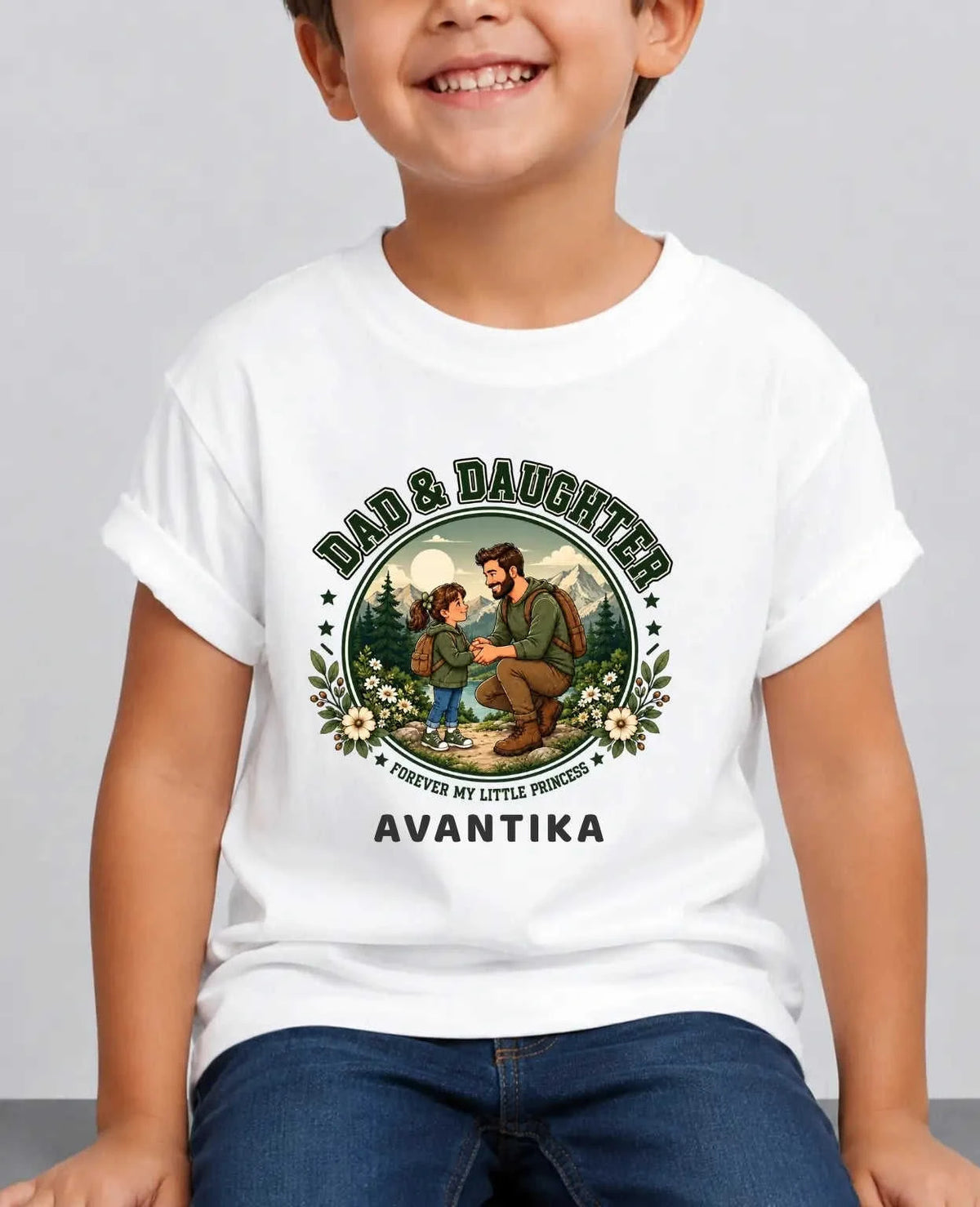 Family Bond Custom Kid Cotton Tee Swiftsoul