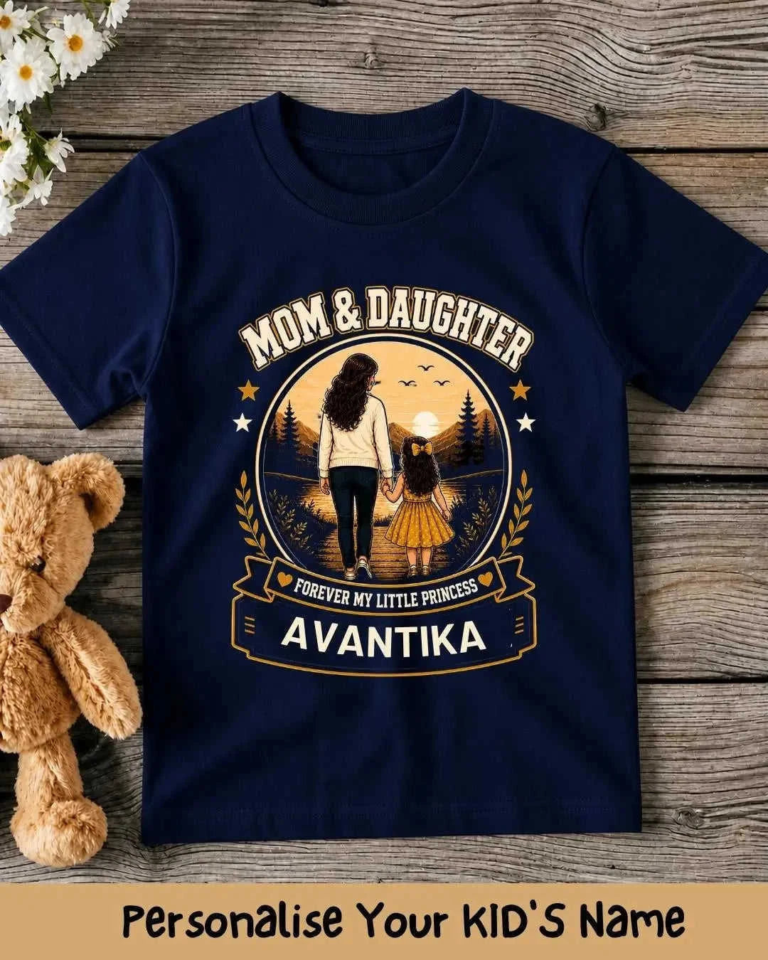 Family Bond Custom Kid's Cotton Tee Swiftsoul