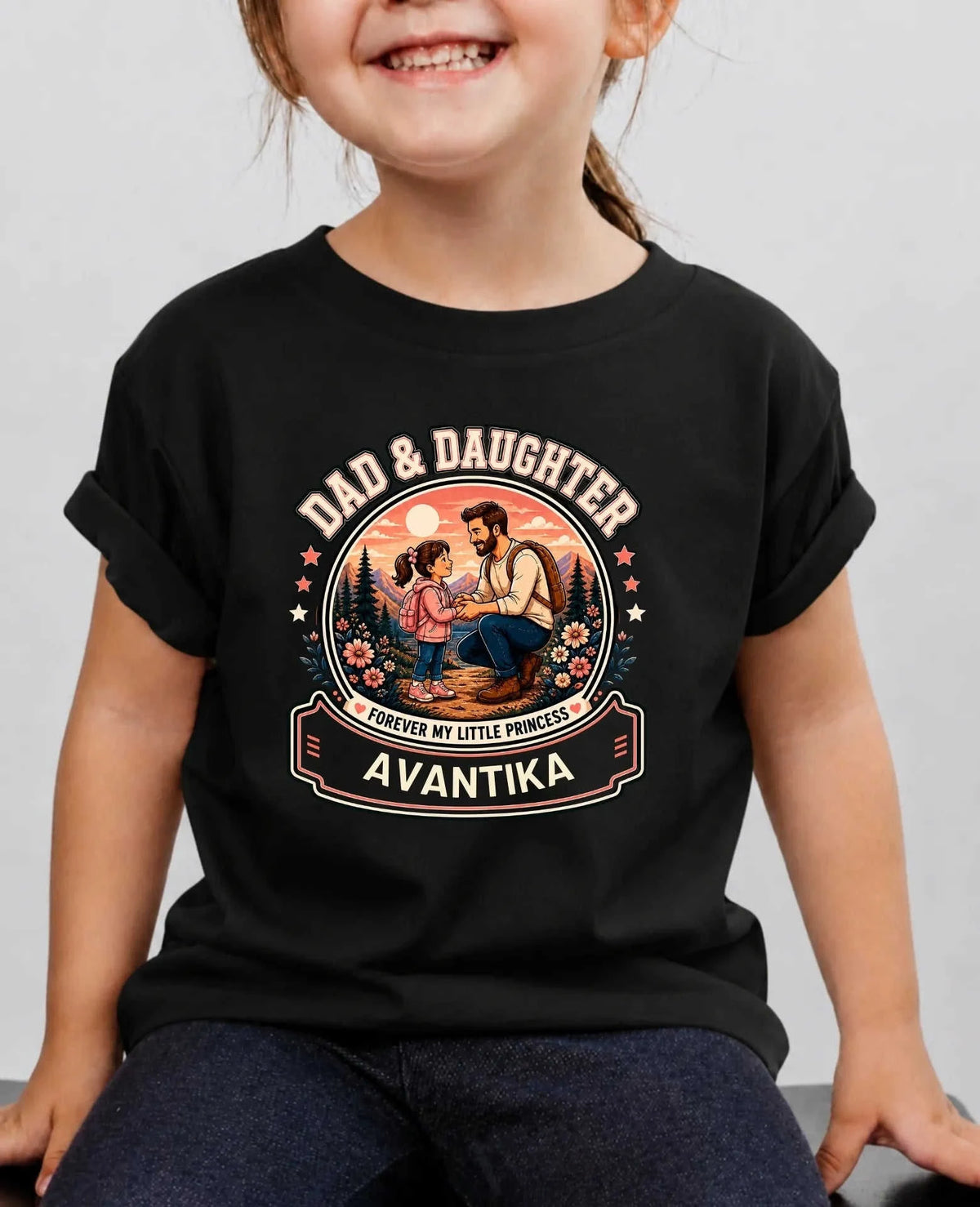 Family Bond Custom Kid's Cotton Tshirt Swiftsoul