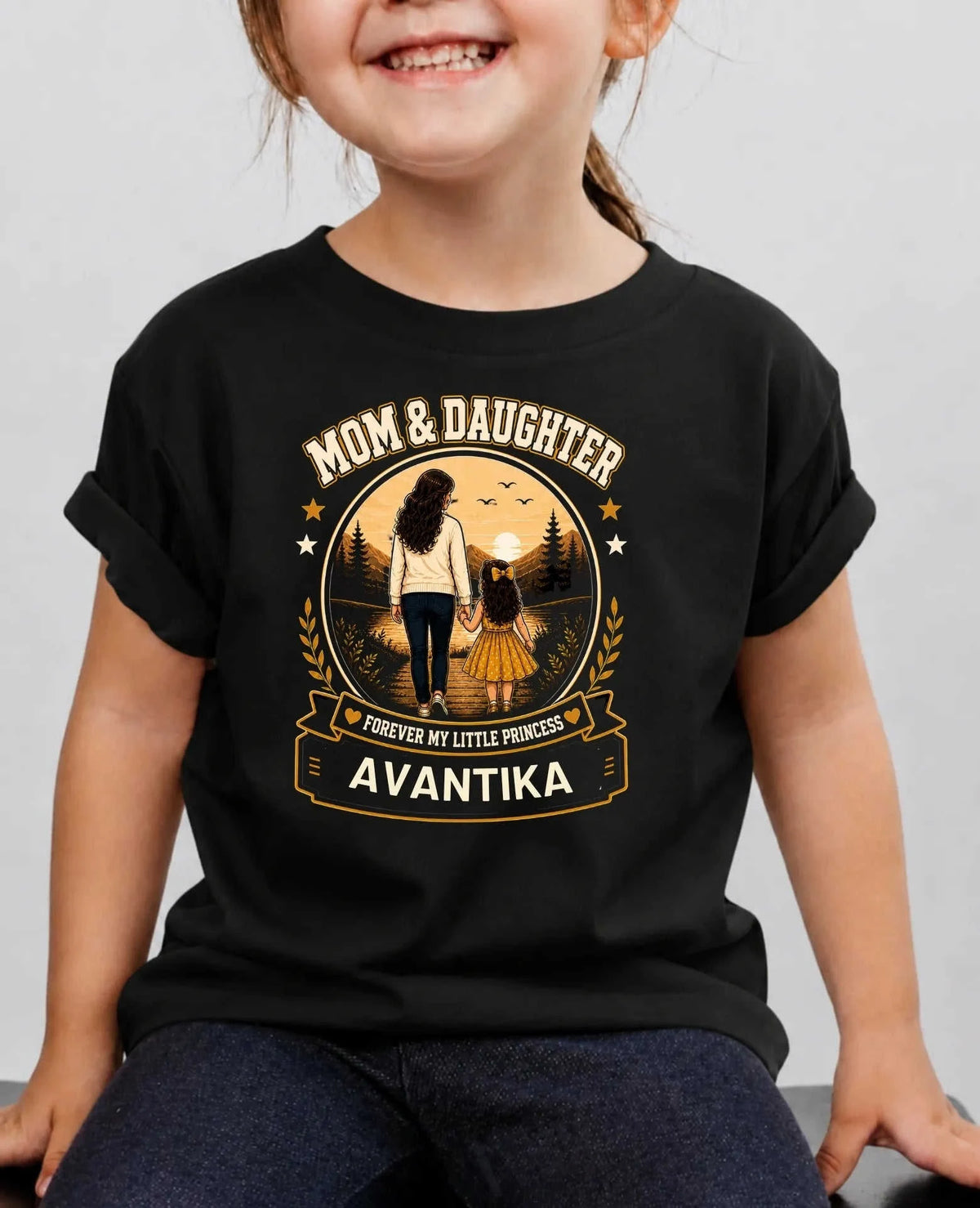 Family Bond Custom Kid's Cotton Tshirt Swiftsoul
