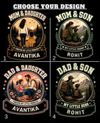 Family Bond Custom Kid's Cotton Tshirt Swiftsoul