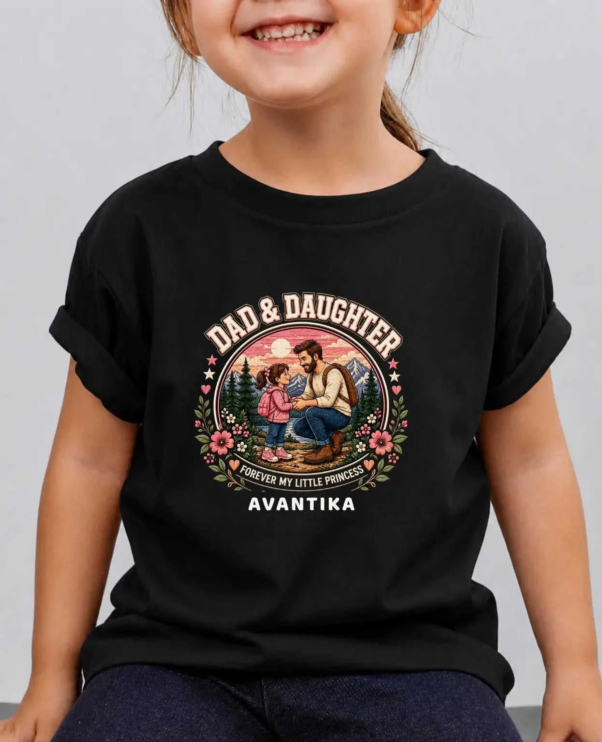 Family Bond Custom Kid's Cotton Tshirt Swiftsoul