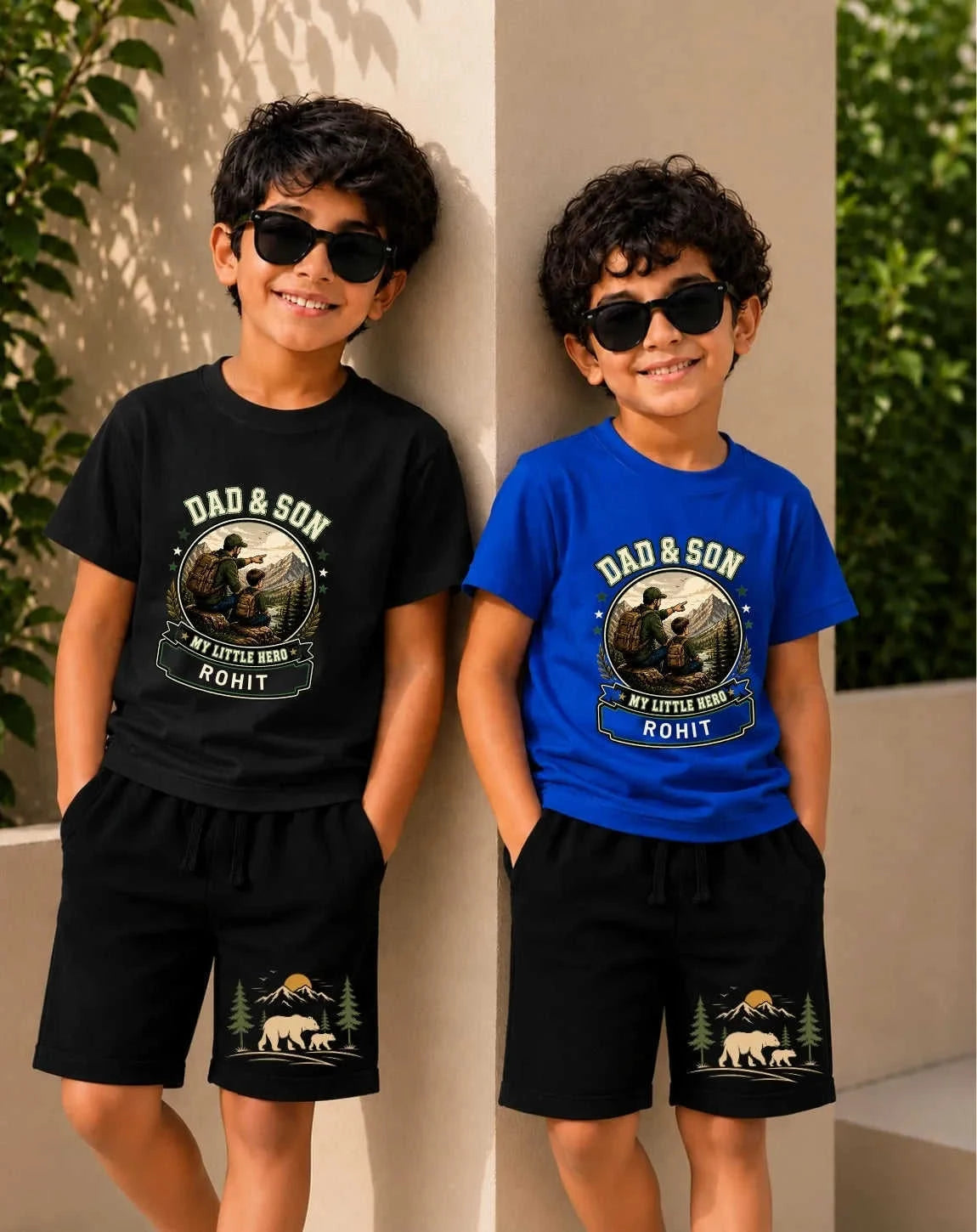 Family Bond Kid's Custom Co-ord Set Swiftsoul
