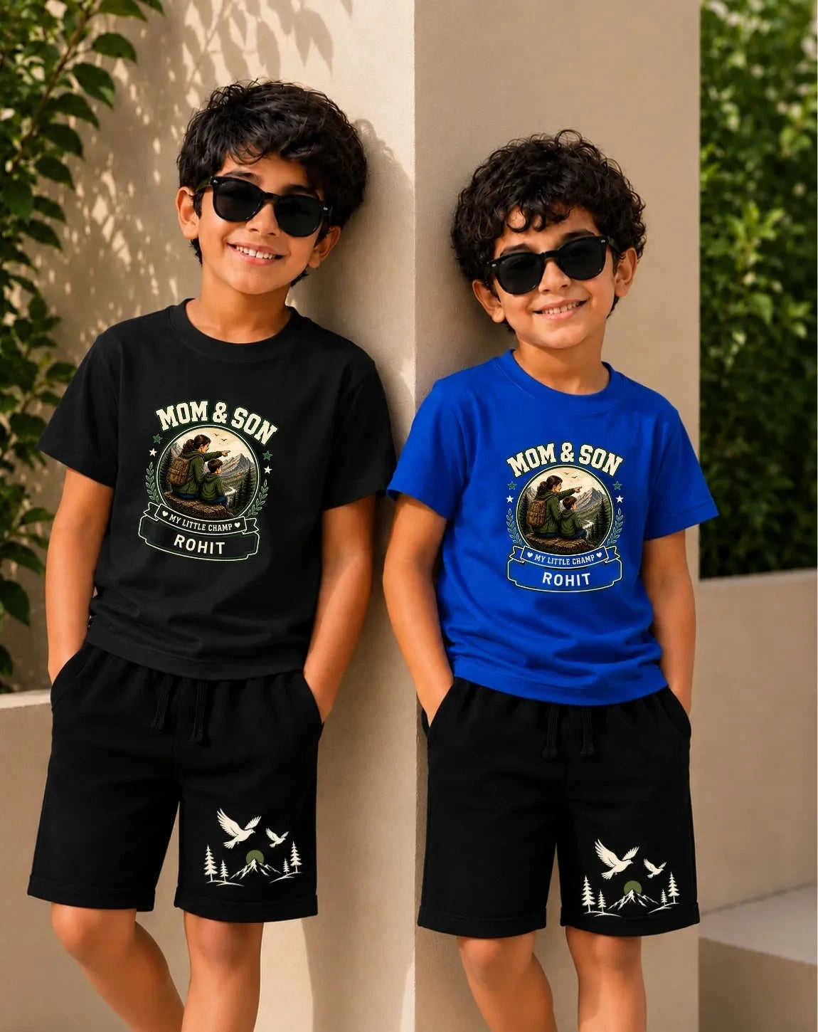 Family Bond Kid's Custom Co-ord Set Swiftsoul