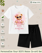 Family Boss Custom Kid Co-ord Set Swiftsoul