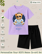 Family Boss Custom Kid Co-ord Set Swiftsoul