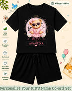 Family Boss Custom Kid Co-ord Set Swiftsoul