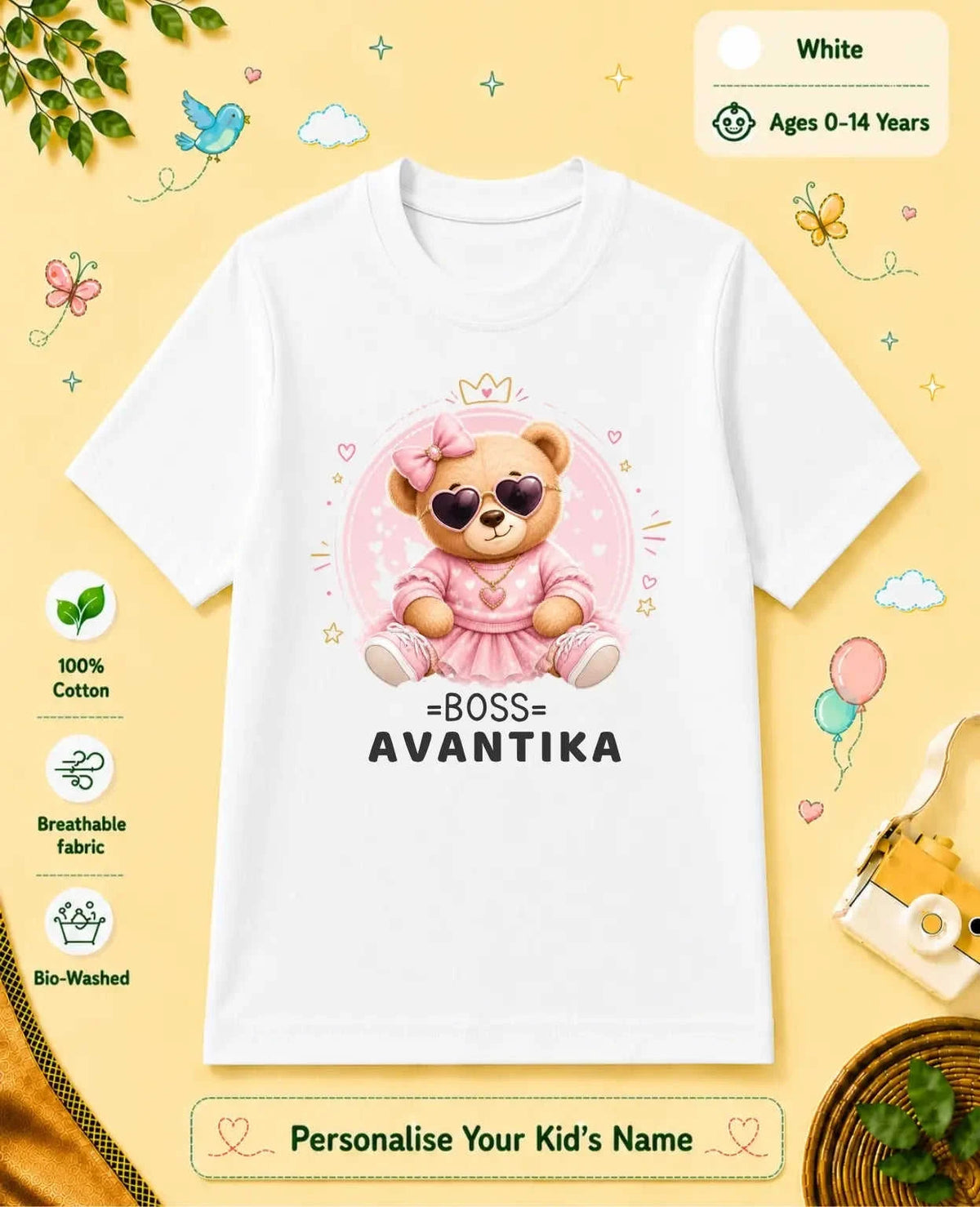 Family Boss Custom Kid Cotton Tshirt Swiftsoul