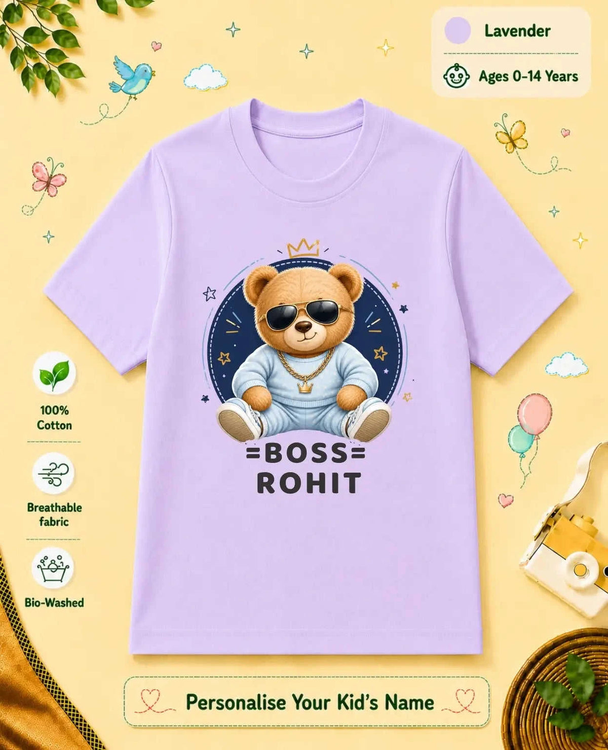Family Boss Custom Kid Cotton Tshirt Swiftsoul