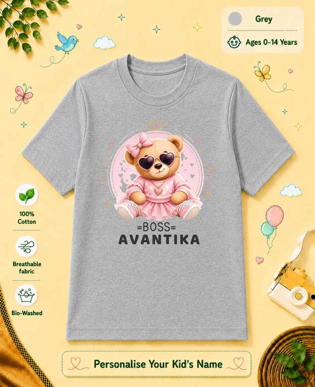 Family Boss Custom Kid Cotton Tshirt Swiftsoul