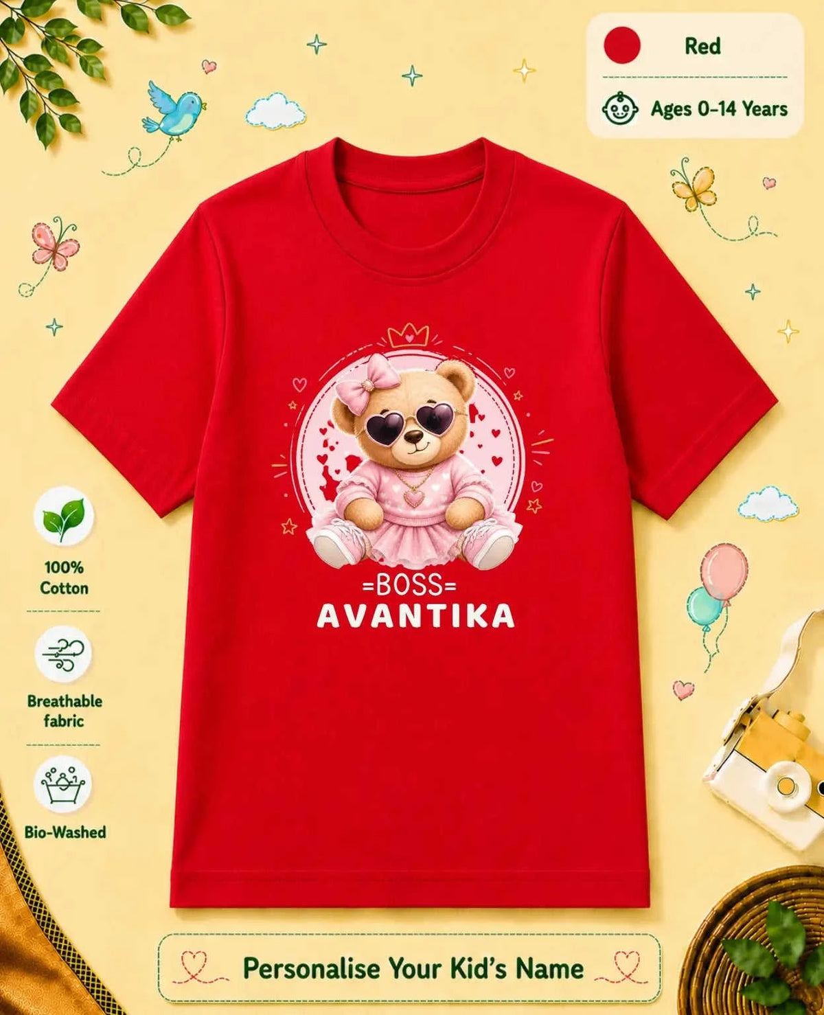 Family Boss Custom Kid Cotton Tshirt Swiftsoul