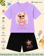 Family Boss Custom Kid's Co-ord Set Swiftsoul