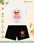 Family Boss Custom Kid's Co-ord Set Swiftsoul