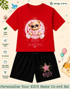 Family Boss Custom Kid's Co-ord Set Swiftsoul