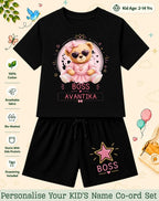 Family Boss Custom Kid's Co-ord Set Swiftsoul