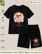 Family Boss Custom Kid's Co-ord Set Swiftsoul