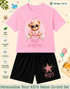 Family Boss Custom Kid's Co-ord Set Swiftsoul