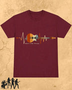 Feel The Beat Music Cotton T-Shirt Swiftsoul