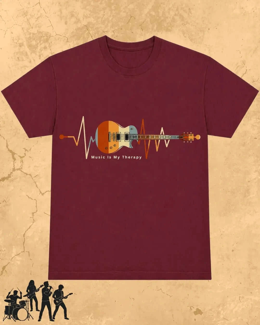 Feel The Beat Music Cotton T-Shirt Swiftsoul