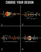 Feel The Beat Music Cotton T-Shirt Swiftsoul